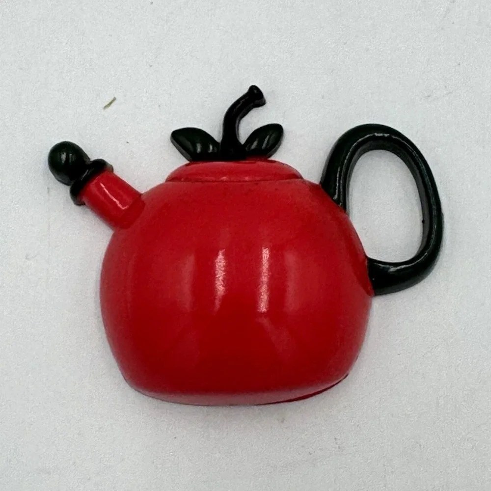 Vintage Small Novelty Tea Pot Red Magnet